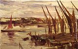 James Abbott Mcneill Whistler Canvas Paintings - Battersea Reach